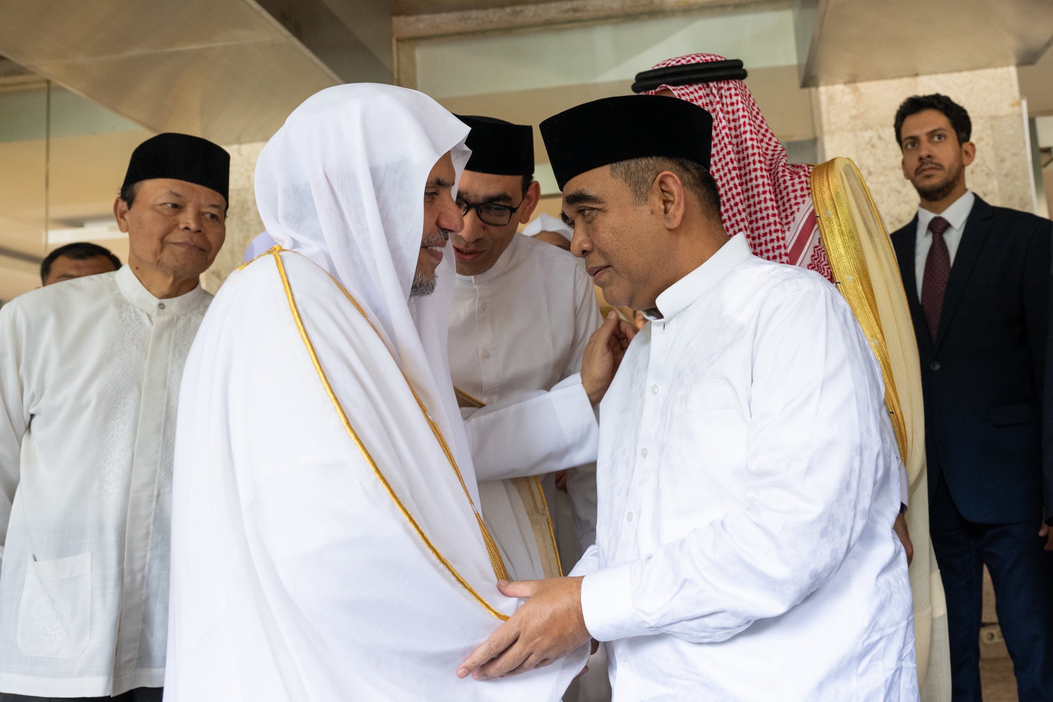 التقى معالي الأمين العام، رئيس هيئة علماء المسلمين، فضيلة الشيخ د. ⁧‫محمد العيسى‬⁩ ⁦‪‬⁩، عددًا من الشخصيات الدينية