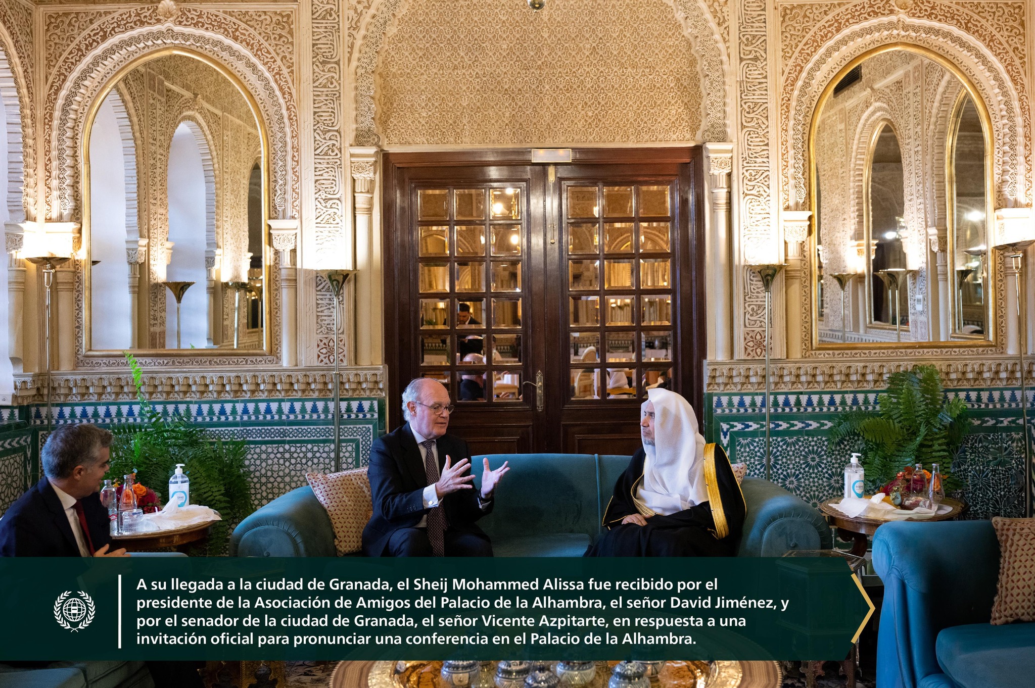 En las primeras horas de la tarde, donde pronunciará una conferencia en el Palacio de la Alhambra y mantendrá importantes encuentros oficiales y religiosos