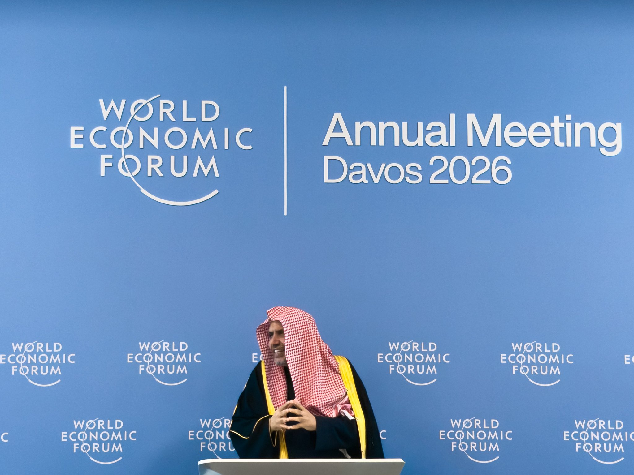منتدى دافوس 2026 يختار معالي الأمين العام، رئيس هيئة علماء المسلمين، الشيخ الدكتور ⁧‫محمد العيسى‬⁩ لإلقاء الكلمة الختامية للمشاركة الدينية والفكرية
