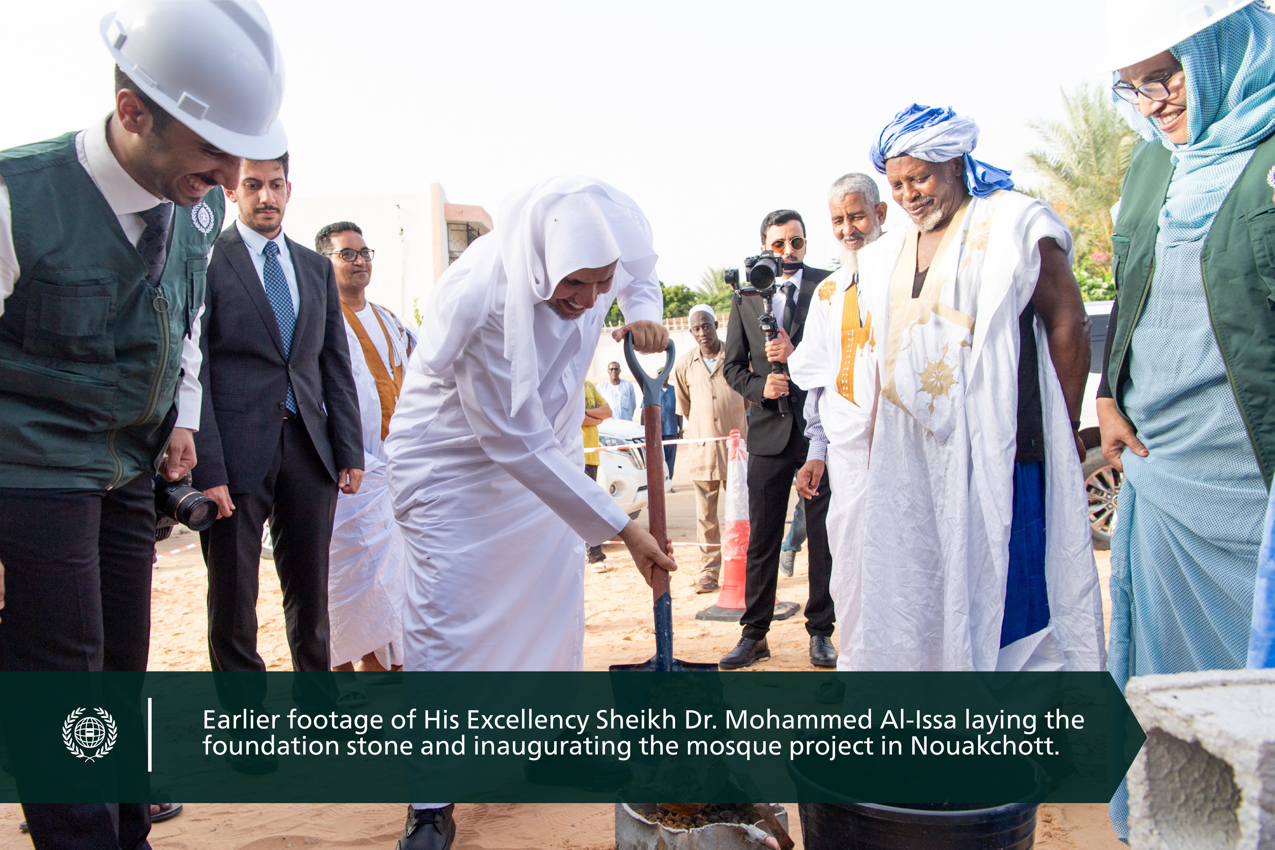 Mauritania: His Excellency Dr Al-Issa launched the Nouakchott mosque 