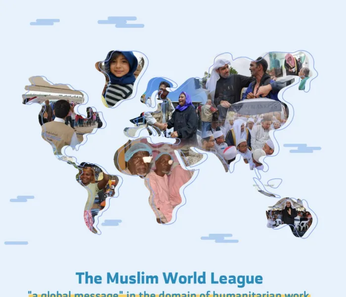 The humanitarian efforts of the MWL are global & unconditional. Its Sharia Logo is: (There is a reward for every act of kindness to a human soul). The MWL provides relief work based on "Islamic values” that brings hearts closer & promote love & harmony.