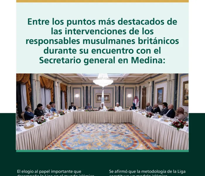 Sobre la tragedia de Gaza, el enfoque de la Liga, la identidad religiosa, los derechos de las minorías, la Carta de La Meca y otros temas…