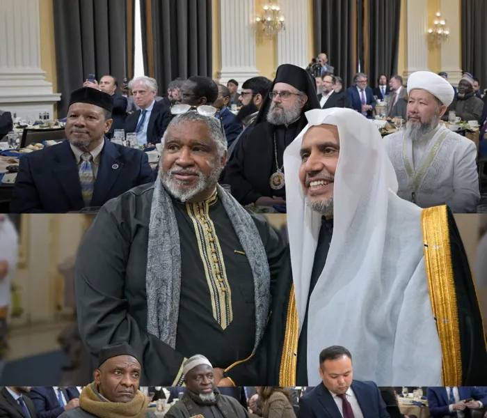 ‏"القياداتُ الإسلاميّةُ" التي حضرت حفل تكريم معالي الأمين العام من قبل الأعضاء: "الديمقراطيين" و"الجمهوريين" في الكونغرس الأمريكي لجهوده في "مكافحة الكراهية" و"تعزيز التعايش بين المجتمعات الدينية"