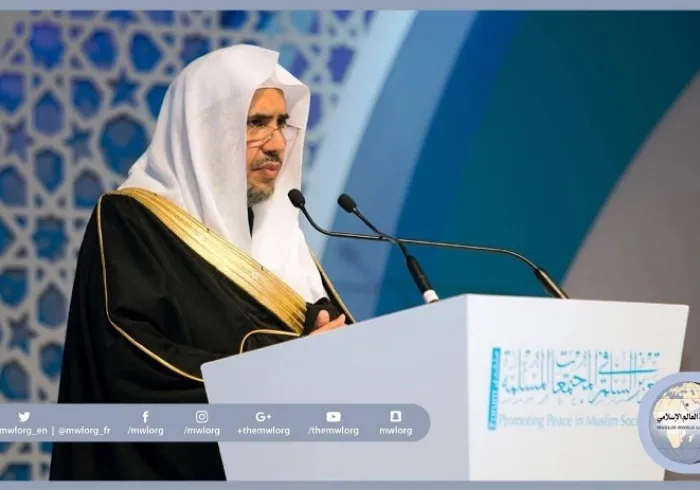 الأمين العام مخاطباً منتدى تعزيز السلم في المجتمعات المسلمة