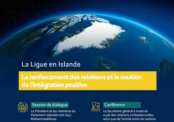 La Ligue Islamique Mondialeen Islande : « le renforcement des relations et le soutien de l’intégration positive ».
