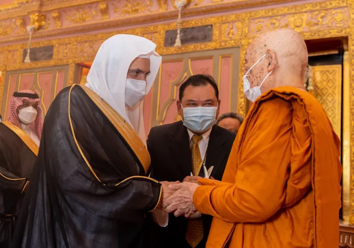 H.E. Dr. Mohammad Alissa met with the head of the Buddhist leadership in Thailand