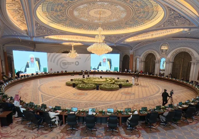 تحت مظلة رابطة العالم الإسلامي.. وبحضور قيادات دينية حول العالم   الرياض تشهد إصدار: "إعلان القيم الإنسانية المشتركة".. تأكيد مركزية الدين في الحضارات