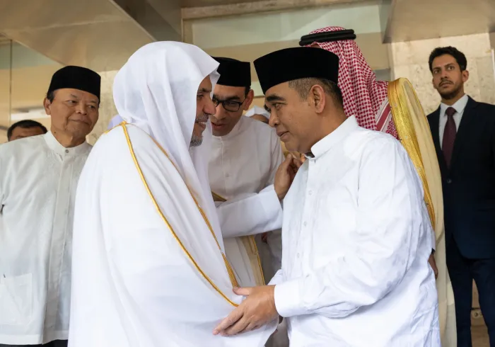 التقى معالي الأمين العام، رئيس هيئة علماء المسلمين، فضيلة الشيخ د. ⁧‫محمد العيسى‬⁩ ⁦‪‬⁩، عددًا من الشخصيات الدينية