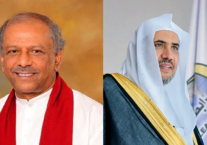 د. العيسى يتلقى اتصالاً هاتفياً من وزير الخارجية السريلانكي