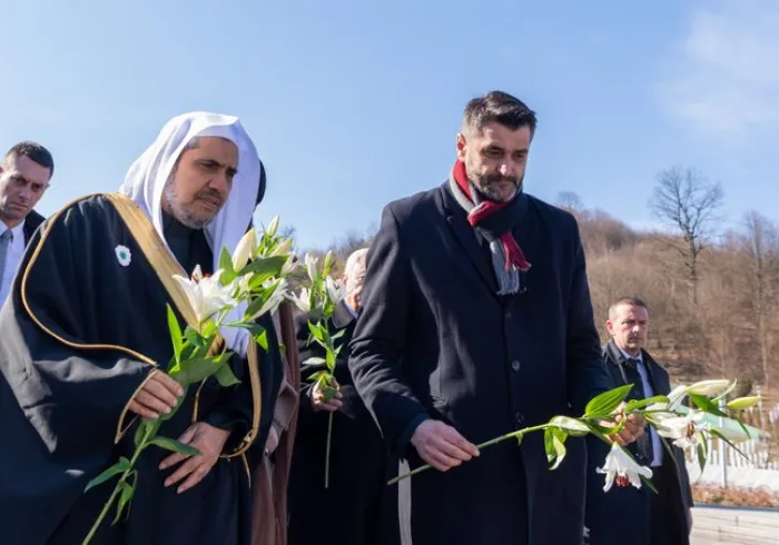 Mohammad Alissa visited the Srebrenica Memorial Center in Bosnia-Herzegovina