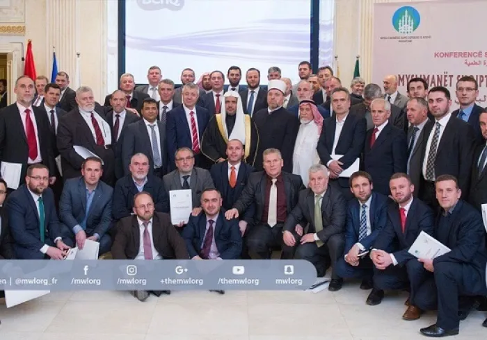 معالي الأمين متوسطاً الفعاليات العلمية، والفكرية بجمهورية كوسوفا