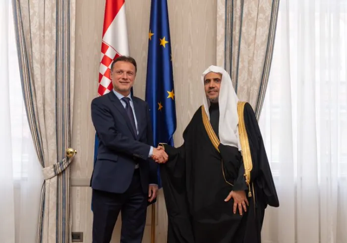 HE Dr. Mohammad Alissa met with the Speaker of Parliament who affirmed his support for the MWL Conference on Human Brotherhood - the Basis for Peace and Security and its outcomes