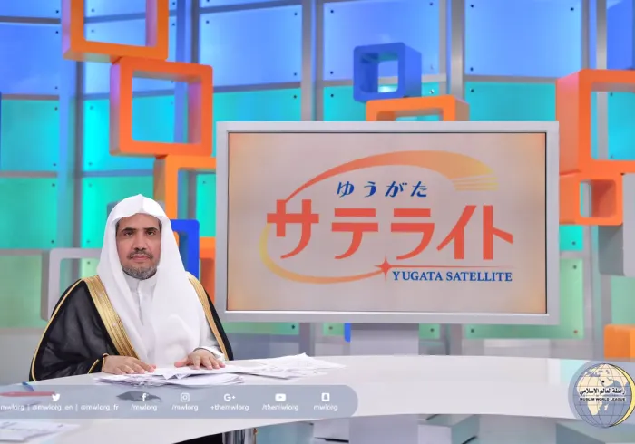 معالي الأمين العام مستضافاً في أشهر المحطات التلفزيونية اليابانية