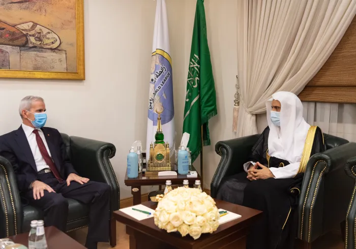 Dr. Mohammad Alissa hosted several ambassadors at the Muslim World League headquarters 