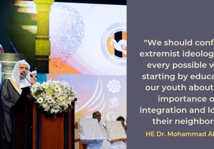  HE Dr. Mohammad Alissa advocates for educating youth on the importance of integration & tolerance