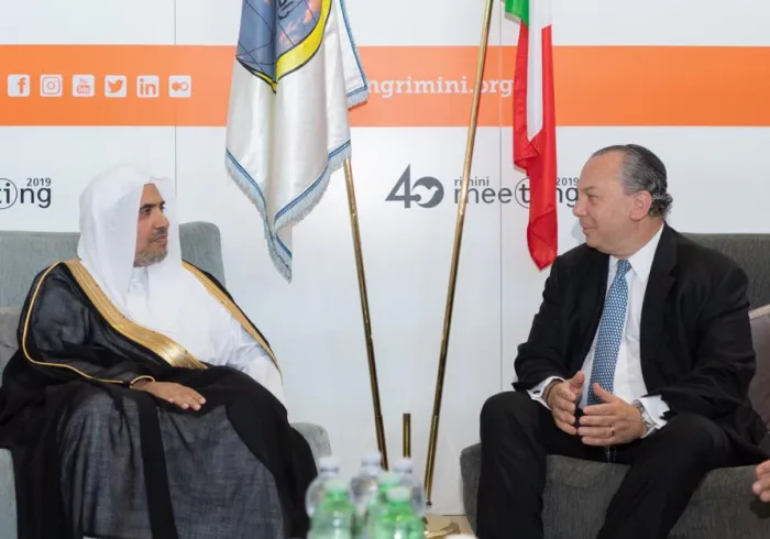 HE Dr. Mohammad Alissa met with @RabbiMSchneier, President of the Foundation for Ethnic Understanding