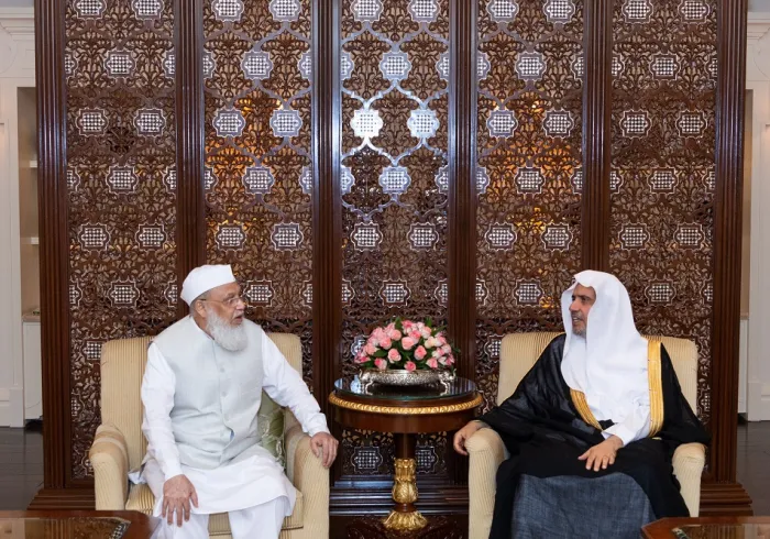 Cheikh Mohammad Alissa a reçu à New Delhi, le Président général de l'université Al-Salafi, cheikh Abdullah Saud Al-Salafi