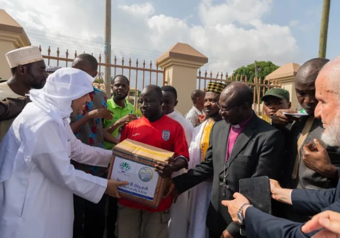 Providing food aid is a key component of the Muslim World League's humanitarian mission