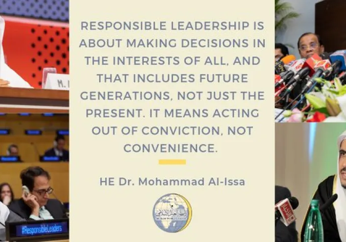 Responsible Leaders make decisions in the interest of future generations & act out of conviction, not merely convenience. MWL