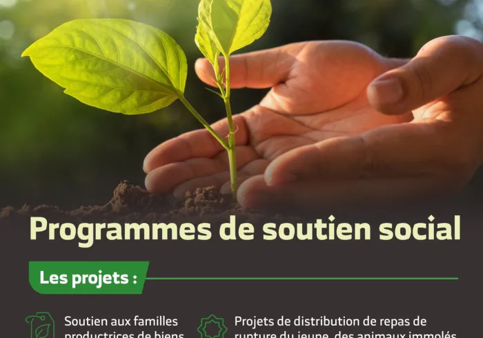 Plus de 5 millions de bénéficiaires aux programmes de soutien social mis en application par la  Ligue Islamique Mondiale à travers le monde.