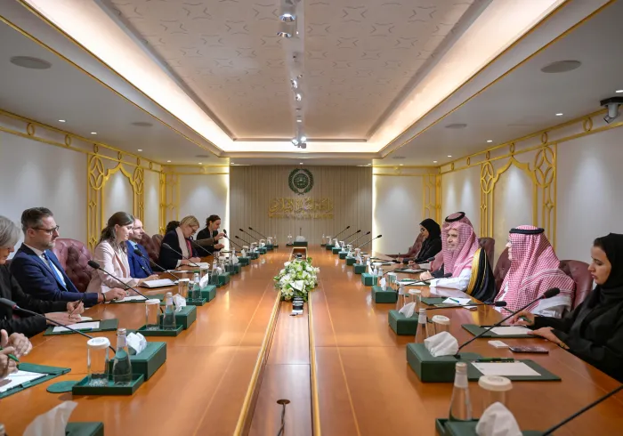 دبیرکل سازمان همبستگی جهان اسلام با هیئتی از اندیشمندان آلمانی از مراکز گوناگون پژوهش و اندیشه دیدار کرد.