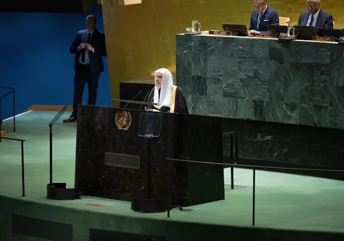 من مقر الأمم المتحدة بنيويورك: الرابطة تُسمع العالمَ صوتَ الشعوب المسلمة في يوم مكافحة "الإسلاموفوبيا"