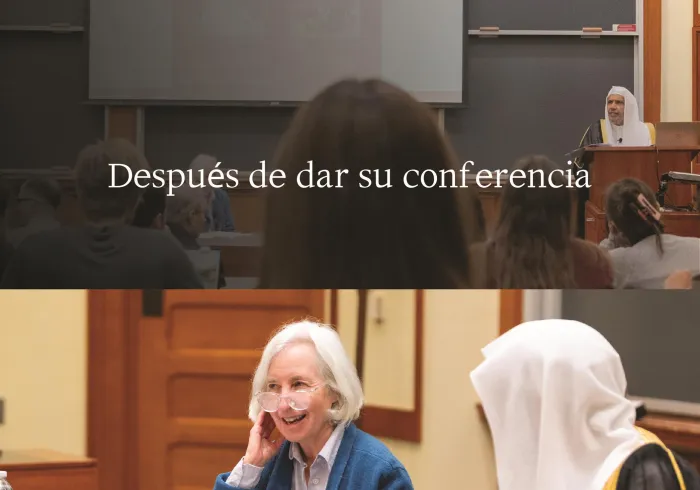 Después de la conferencia dada por el SG en la facultad de derecho de la universidad de Harvard:  