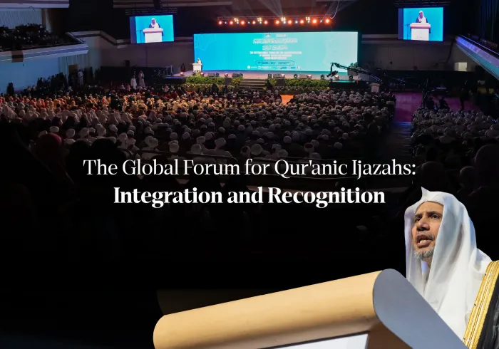 As part of the Forum, senior Qur’an reciters from ASEAN countries, who have been granted Ijazah with the continuous chain of transmission, were honored in recognition of their efforts in serving and teaching the Holy Qur’an. 