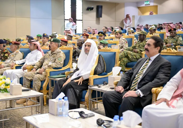 الأمين العام لرابطة العالم الإسلامي يحاضر في مقرّ "التحالف الإسلامي العسكري لمحاربة الإرهاب"