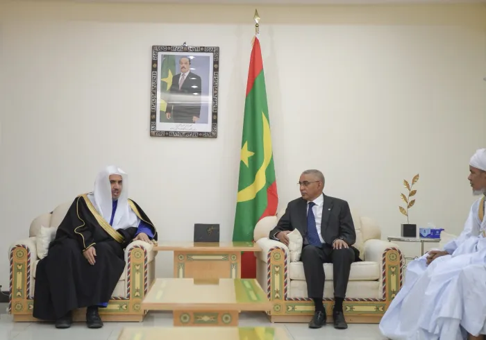 ‏رئيسُ الوزراء الموريتاني المهندس يحيى بن حدَّامين يستقبلُ أمين عام رابطة العالم الإسلامي‬⁩، حيث جرى بحثُ عددٍ من الموضوعات ذات الاهتمام المشترك .