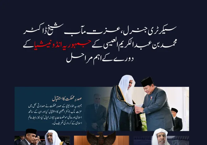 عزت مآب شیخ ڈاکٹر محمد العیسی کے جمہوریہ انڈونیشیا کے دورے کے اہم مراحل کی جھلکیاں