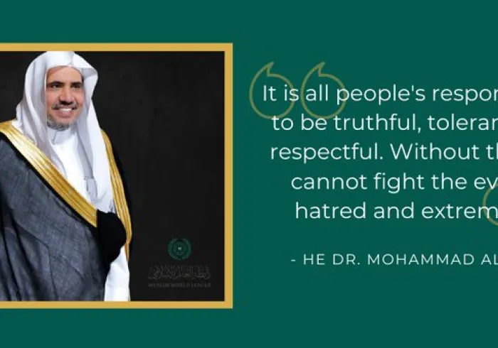HE Dr. Mohammad Alissa : Every person has a responsibility to be truthful, tolerant, and respectful