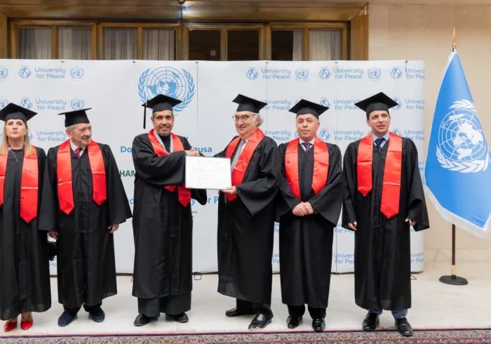 Mohammad Alissa receives award from UN body for his “outstanding efforts” in international diplomacy & combating hate