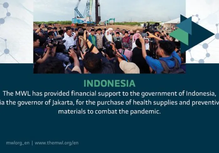 The MWL has provided financial support for the government of Indonesia for the purchase of health supplies