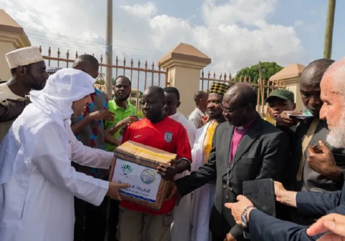 The MWL provides food aid to communities in need as part of its broader humanitarian mission