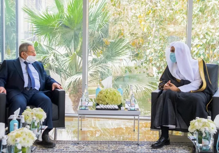 HE Dr. Mohammad Al-Issa welcomed the Honorable President of the Islamic Commission in Spain, Dr. Aiman Adlbi