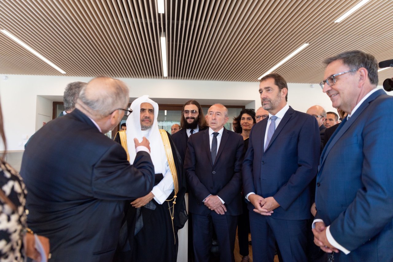 شارك معالي الشيخ د.⁧محمد العيسى⁩ مع وزير الداخلية الفرنسي السيد كريستوف كاستانير افتتاح المعهد الفرنسي للحضارة الإسلامية بمدينة ⁧ليون⁩ والذي يعد الأكبر من نوعه في فرنسا