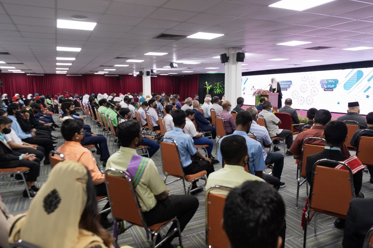 H.E. Dr. Mohammad Alissa gave a lecture at the Maldivian Ministry of Islamic Affairs