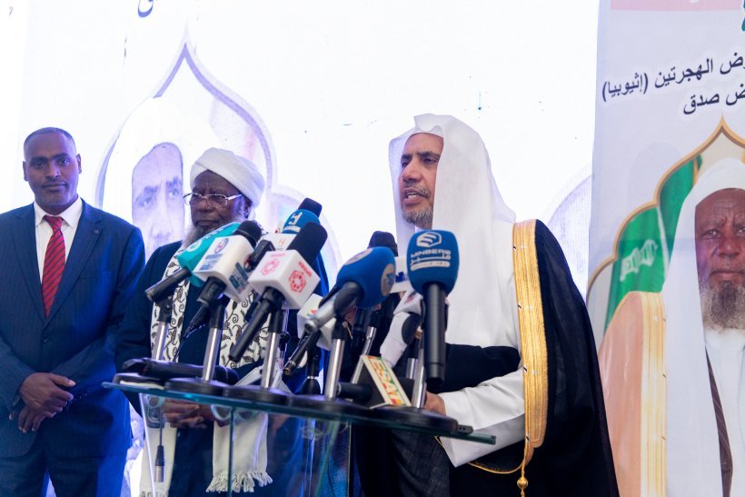 معالي الأمين العام، رئيس هيئة علماء المسلمين، فضيلة الشيخ د.⁧‫محمد العيسى‬⁩ يزور أكاديمية الأولية بأديس أبابا