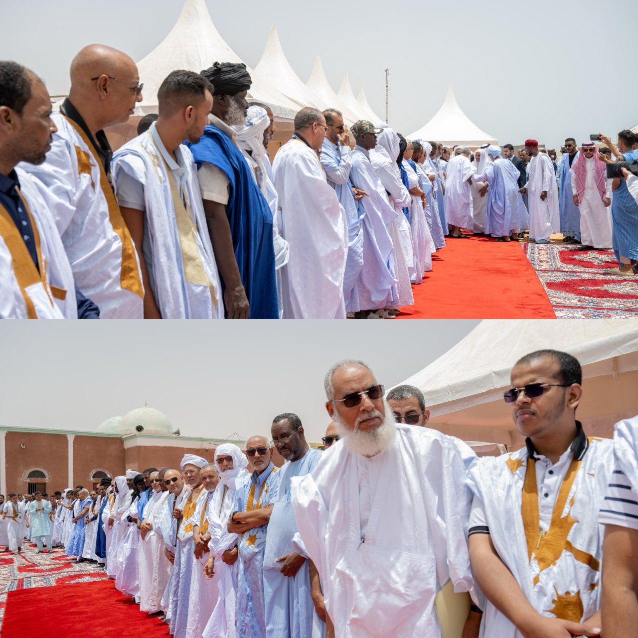 هذا اليوم على "منبر الجُمعة" بنواكشوط .. مسبوقاً بحفل استقبال علمائي كبير:   فضيلة الشيخ د.محمد العيسى يخطب ويؤم المصلين بحضور كبار العلماء وجمع غفير من المصلين.