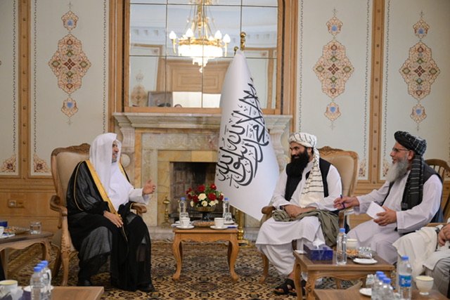 رابطہ عالم اسلامی کے سیکرٹری جنرل کی کابل میں افغان وزیر خارجہ اور داخلہ سے ملاقات