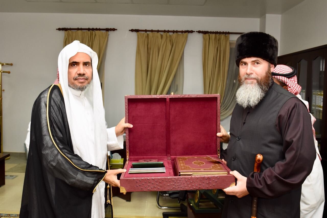 د. العيسى يوقع اتفاقية تعاون مع المفتي العام لجمهورية الشيشان