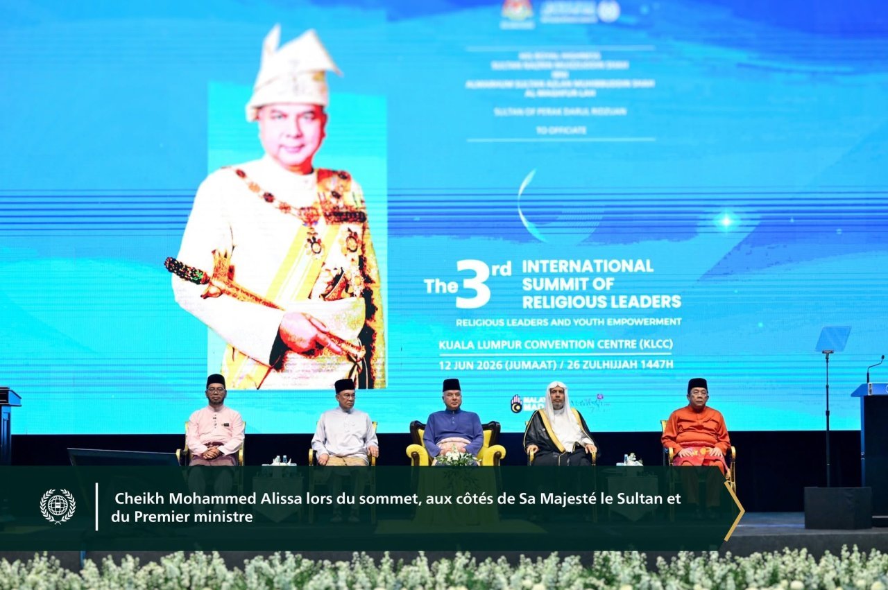 Cheikh Mohammed Al-Issa a prononcé un discours d’ouverture lors du troisième Sommet international des responsables religieux, organisé sous le patronage et en présence de sa Majesté le Sultan Nazrin Muizzuddin Shah et du Premier ministre, M. Anwar Ibrahim