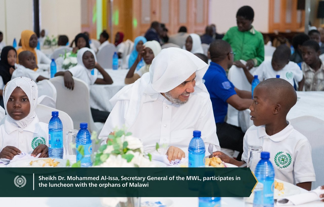In tribute to the sponsorship of 6,000 orphans by the Muslim World League, the organization inaugurated its orphan programs in the Republic of Malawi.